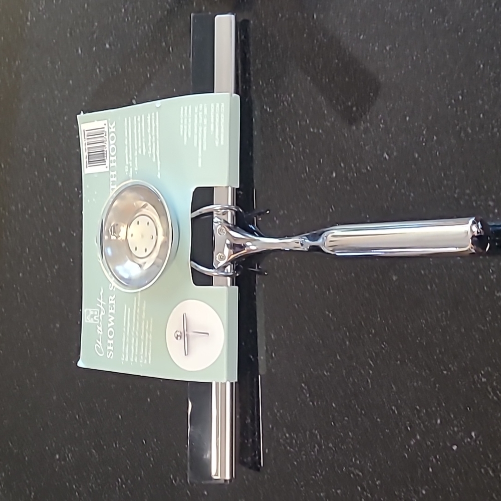Shower Squeegee w/Hook - Picture 2 of 7
